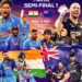 IND vs NZ Semi Final: இன்னும் சற்று நேரத்தில்! இறுதிப்போட்டிக்கான யுத்தத்தில் இந்தியா – நியூசிலாந்து! ரசிகர்கள் பேரார்வம்!
