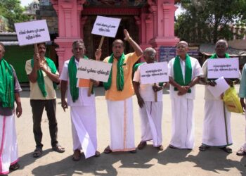 யானைகளின் பெயரை கூறி விவசாயிகளின் வாழ்வாதாரத்தை அழிக்க முயற்சிக்கும் வனத்துறை – தொண்டாமுத்தூர் விவசாயிகள் கண்டனம்