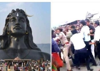 Isha: நீதிமன்ற உத்தரவை மீறி மயானக் கட்டுமான பகுதிக்குள் நுழைய முயற்சி – தடுத்து நிறுத்திய மக்கள்