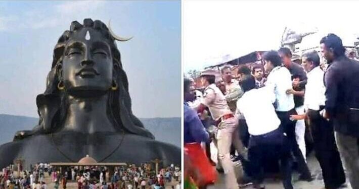 Isha: நீதிமன்ற உத்தரவை மீறி மயானக் கட்டுமான பகுதிக்குள் நுழைய முயற்சி – தடுத்து நிறுத்திய மக்கள்