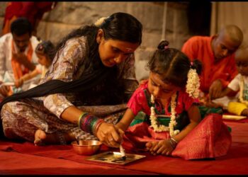 Isha: விஜயதசமியை முன்னிட்டு ஈஷா லிங்கபைரவி வளாகத்தில் வித்யாரம்பம் நிகழ்ச்சி